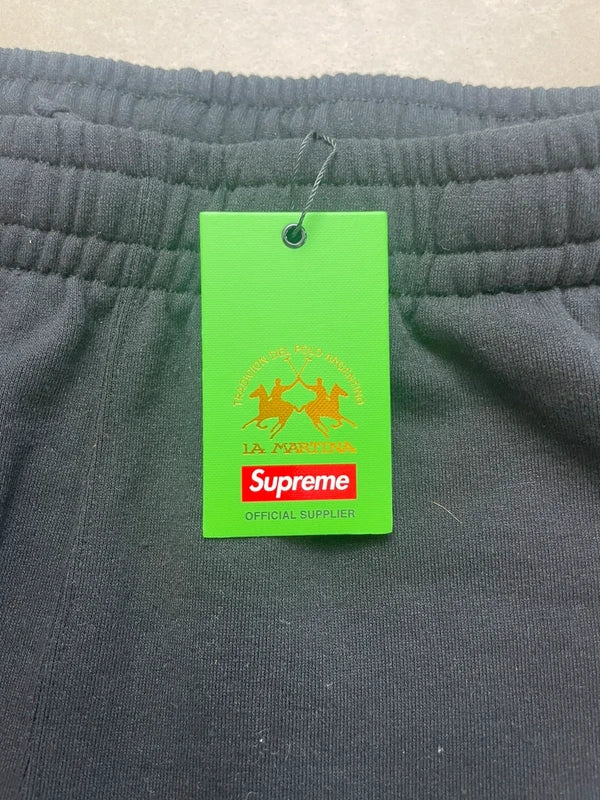 Supreme La Martina Sweatpant Navy Men's - SS26(Størelse Large)