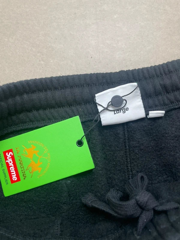 Supreme La Martina Sweatpant Navy Men's - SS26(Størelse Large)