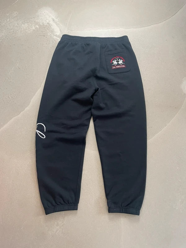 Supreme La Martina Sweatpant Navy Men's - SS26(Størelse Large)