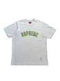 Supreme Printed Arc S/S Top White Men's - FW18(Størelse Large)