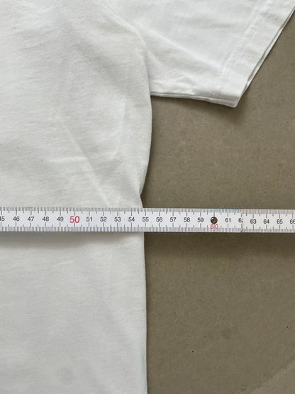 Supreme Printed Arc S/S Top White Men's - FW18(Størelse Large)