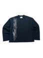 Møst Project Waffle Knit Longsleeve / Black(Størelse Large)