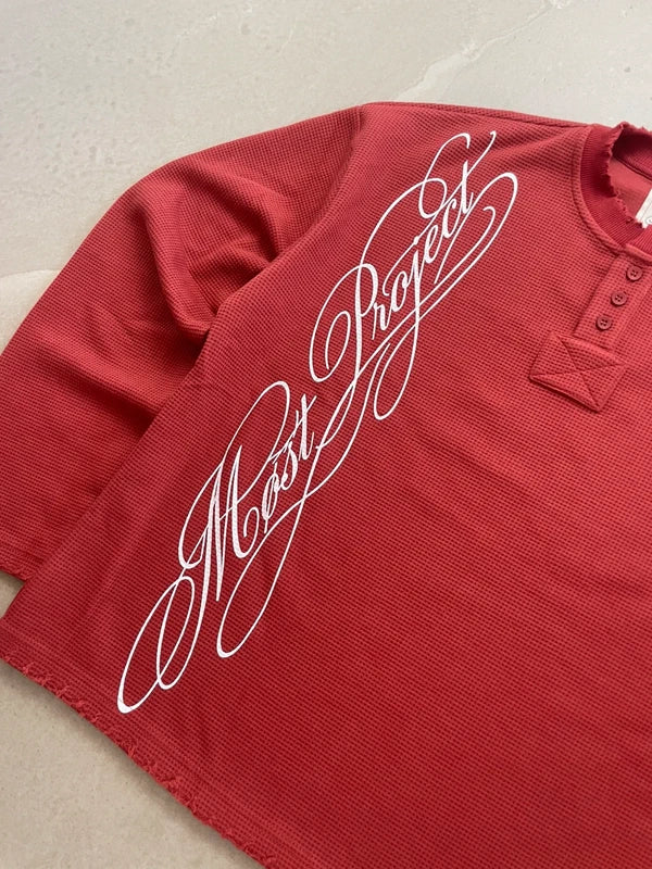 Møst Project Waffle Knit Longsleeve(Størelse Small)