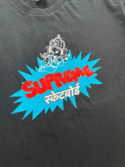 Supreme Ganesha Tee Dark Slate Men's - SS18(Størelse Large)