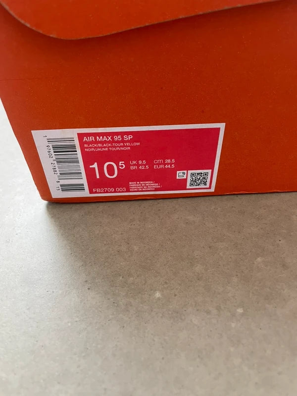 Nike Air Max 95 Corteiz Honey Black sneakers(Størelse 44,5 EU)