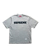 Supreme Collegiate Appliqué S/S Top Grey Men's - FW25(Størelse Small)