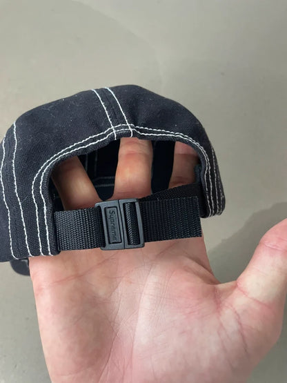 Supreme Field Camp Cap Black - SS20(Størelse en størelse)