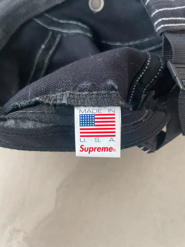 Supreme Field Camp Cap Black - SS20(Størelse en størelse)