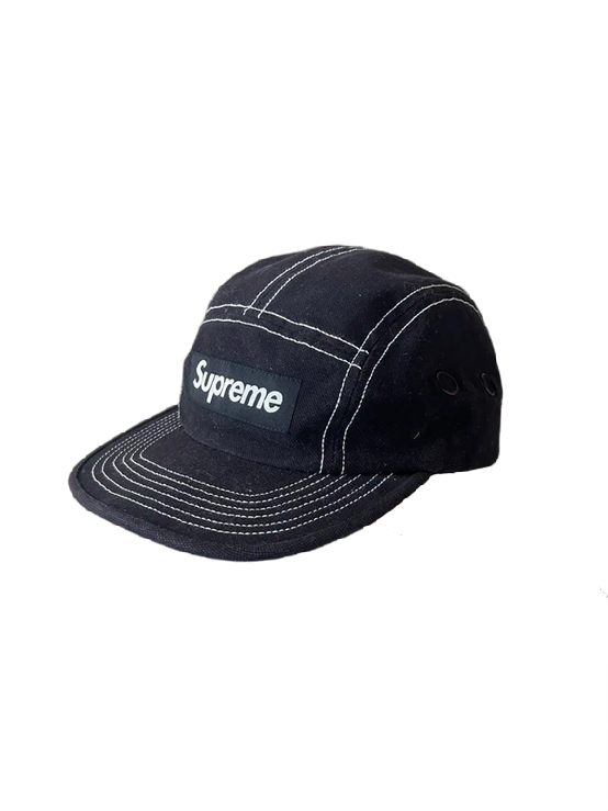 Supreme Field Camp Cap Black - SS20(Størelse en størelse)