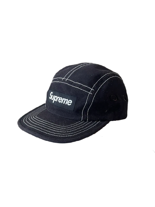 Supreme Field Camp Cap Black - SS20(Størelse en størelse)