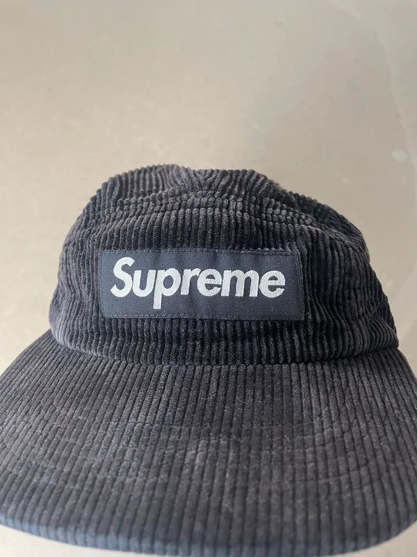 Supreme Corduroy Camp Cap(Størelse en størelse)