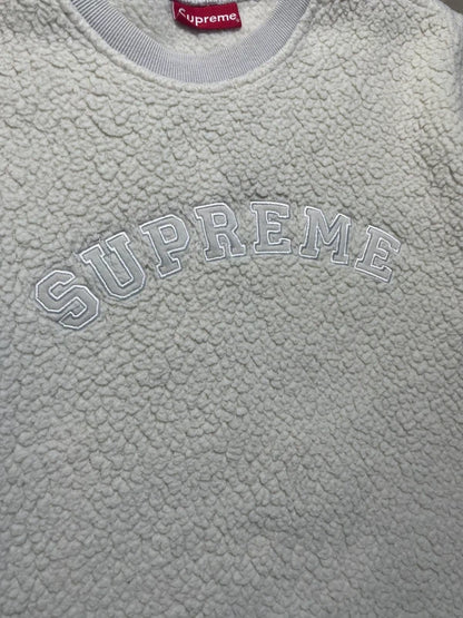 Supreme Polartec Deep Pile Crewneck(Størelse Medium)