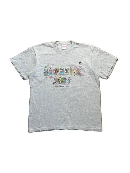 Supreme Varsity Tee Ash Grey(Størelse Medium)