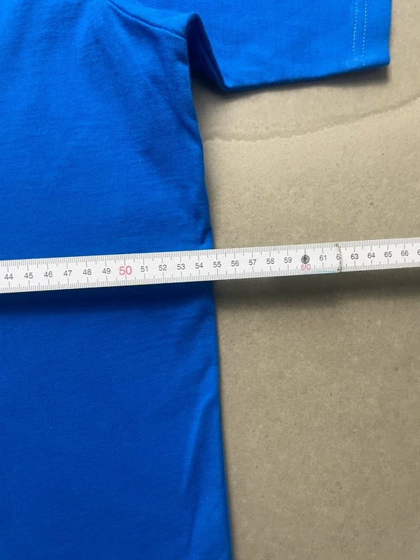 Supreme Gradient Logo Tee Blue Men's - SS19(Størelse Medium)
