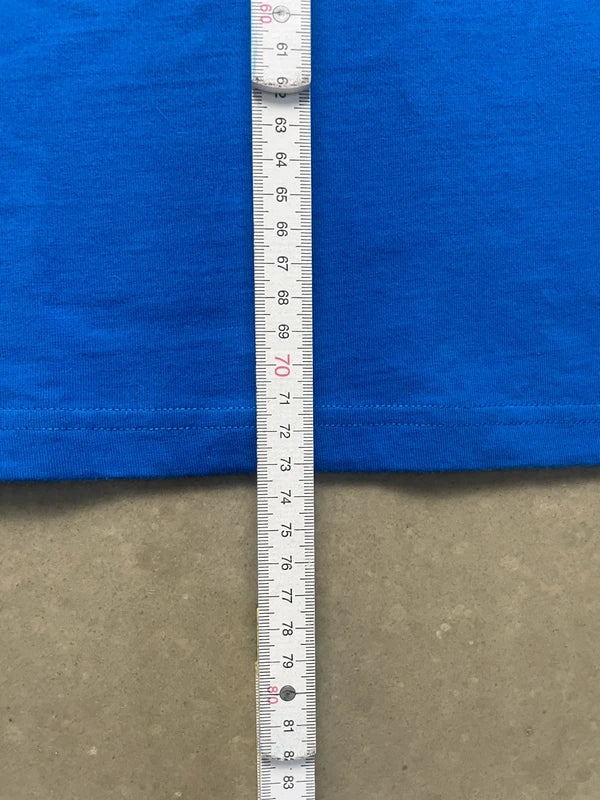Supreme Gradient Logo Tee Blue Men's - SS19(Størelse Medium)
