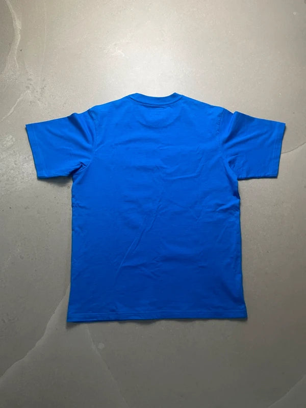 Supreme Gradient Logo Tee Blue Men's - SS19(Størelse Medium)