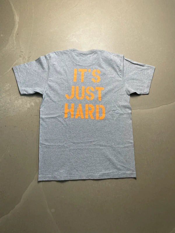 Supreme Hard Tee Heather Grey Men's - SS26(Størelse Medium)