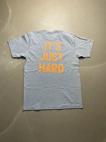 Supreme Hard Tee Heather Grey Men's - SS26(Størelse Medium)