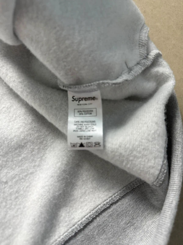 Supreme Laser Cut S Logo Hooded Sweatshirt(Størelse X-Large)