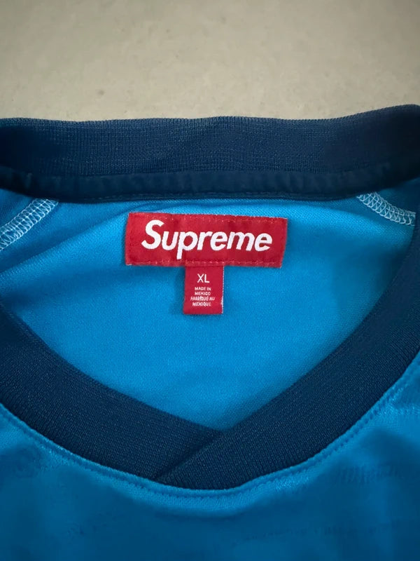 Supreme Jacquard Soccer Jersey(Størelse X-Large)