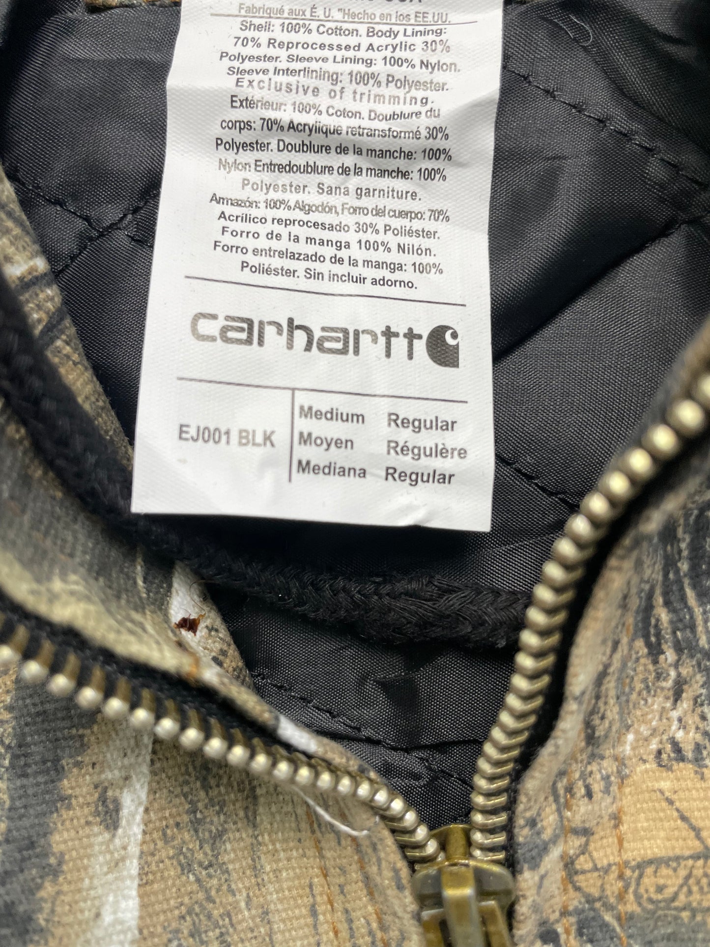 Carhartt Realtree Jacket(Størelse Medium)