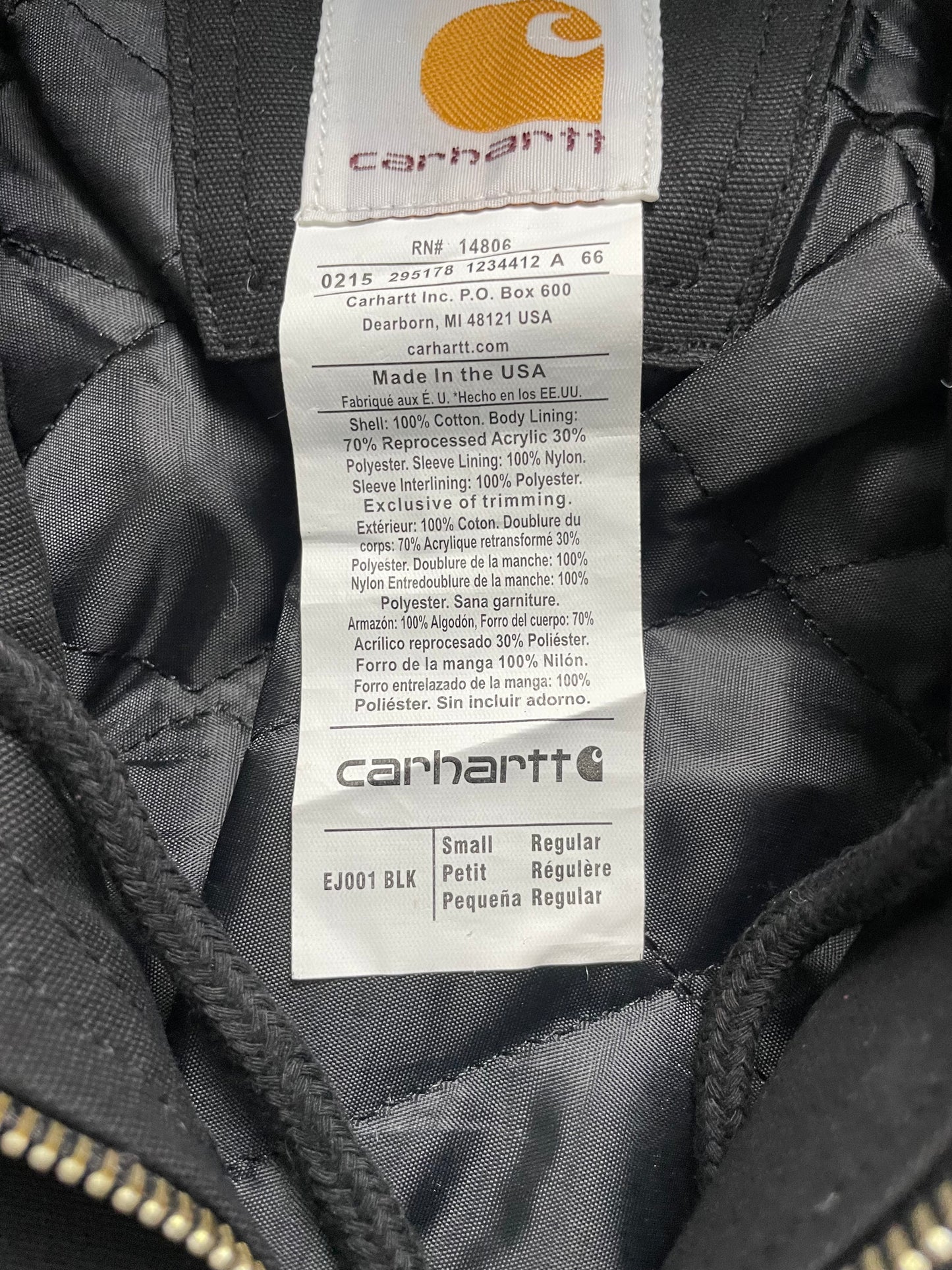 Carhartt Active Rework Jacket(Størelse Small)